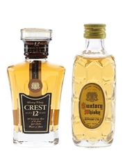 Suntory Crest 12 Year Old & Suntory Whisky Special Quality