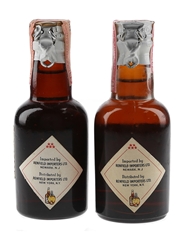 Haig & Haig Five Star Spring Cap Bottled 1940s-1950s - Renfield Importers Ltd. 2 x 4.7cl / 43.4%