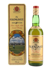 Glenlivet 12 Year Old Bottled 1980s - Classic Golf Courses Royal Troon 75cl / 40%