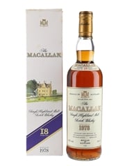 Macallan 1978 18 Year Old Bottled 1996 - Remy Deutschland 70cl / 43%