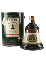 Bell's Christmas 1988 Ceramic Decanter