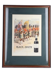 Buchanan's 'Black & White' Whisky Advertising Print (Framed)