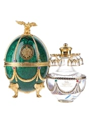 Faberge Art's Applied Craft Imperial Vodka Emerald Faberge Egg 70cl / 40%