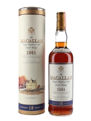 Macallan 1981 18 Year Old