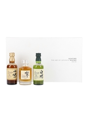 Suntory The Art of Japanese Whisky Gift Set  3 x 5cl / 43%