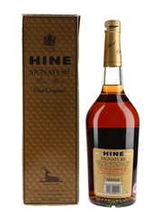 Hine Signature 3 Star Bottled 1980s - Duty Free 100cl / 40%