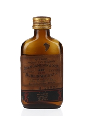 John Jameson & Son 7 Year Old 3 Star Irish Whiskey Bottled 1960s 5cl / 40%