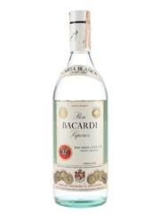 Bacardi Carta Blanca Superior Bottled 1960s-1970s - Spain 100cl / 40%