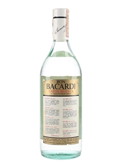 Bacardi Carta Blanca Superior Bottled 1960s-1970s - Spain 100cl / 40%
