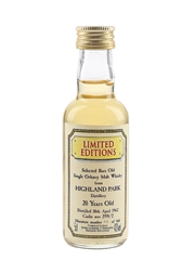 Highland Park 1962 20 Year Old Bottled 1995 - Blackadder 5cl / 43%