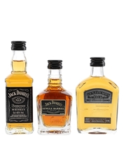 Jack Daniel's Single Barrel Select, Gentleman Jack & Old No.7  3 x 5cl