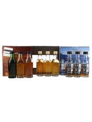 Glenfiddich Family Collection, Macleod's Single Malt Set & Talisker Collection Pack  9 x 5cl