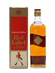 Johnnie Walker Red Label Bottled 1980s 75cl