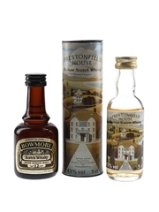 Bowmore 12 Year Old & Prestonfield House Bottled 1980s 2 x 5cl / 43%