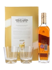 Johnnie Walker Gold Label Reserve 200th Anniversary Limited Edition Glasses Pack 70cl / 40%
