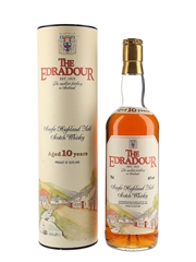 Edradour 10 Year Old Bottled 1980s - Includes Distillery Certificate 75cl / 40%