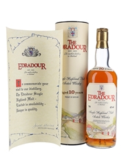 Edradour 10 Year Old Bottled 1980s - Includes Distillery Certificate 75cl / 40%
