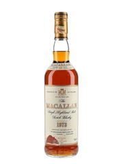 Macallan 1973 18 Year Old Bottled 1991 70cl / 43%