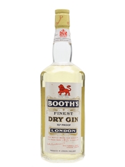 Booth's London Dry Gin Bottled 1956 75cl / 40%