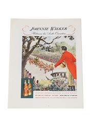 Johnnie Walker Advertising Print