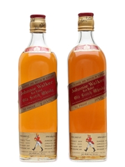 Johnnie Walker Red Label Bottled 1970s 2 x 75.7cl / 40%