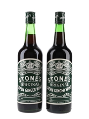 Stone's Green Ginger Wine Bottled 1980s 2 x 70cl / 13.5%