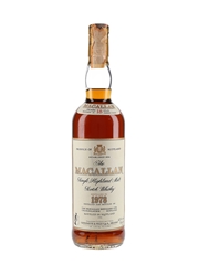 Macallan 1978 18 Year Old Bottled 1996 - Giovinetti 70cl / 43%