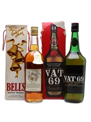 Bell's & Vat 69 Bottled 1970s 75.7cl & 94cl / 43%