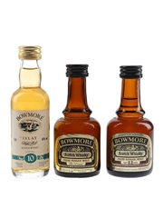 Bowmore 10 Year Old & 12 Year Old  3 x 4.7cl-5cl