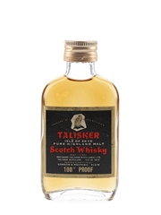 Talisker 100 Proof Black Label Gold Eagle Bottled 1970s-1980s - Gordon & MacPhail 5cl / 57%