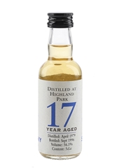 HIghland Park 1979 17 Year Old Cask Strength Bottled 1996 - The Whisky Connoisseur 5cl / 56.1%
