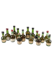 Assorted Courvoisier Cognac  12 x 2.9cl-5cl / 40%