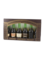 Chateau Paulet Cognac Miniature Set Bottled 1980s 6 x 5cl