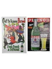 Pernod Advertising Prints  68.5cm x 45.5cm & 75.5cm x 50.5cm