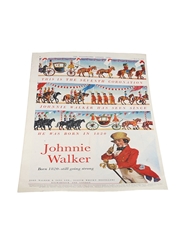 Johnnie Walker Advertisement Print June 1953 - This Is The Seventh Coronation Johnnie Walker Has Seen Since He Was Born In 1820 36.5cm x 25cm