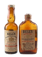 Bell's Special Reserve & Royal Vat Bottled 1940s - Heublein & Bros 2 x 4.7cl-6cl / 43%