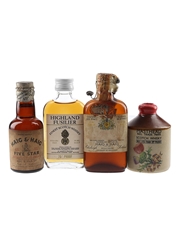 Assorted Blended Scotch Whisky  4 x 4.7cl-5cl