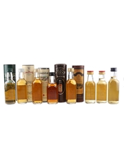 Assorted Highland Single Malt Whisky Bottled 1980s-1990s 8 x 5cl