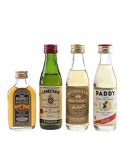 Assorted Irish Whiskey  4 x 5cl - 7.1cl