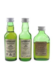 Laphroaig 10 Year Old Bottled 1980s-1990s 3 x 5cl