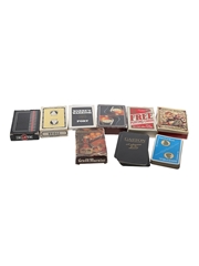 Assorted Brand Spirits Playing Cards 100 Pipers, Sailor Jerry, Hennessy, Martell & Martini 