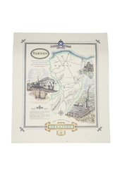 Scotland's Malt Whisky Region Map Tamdhu - The Lower Spey 35cm x 30cm