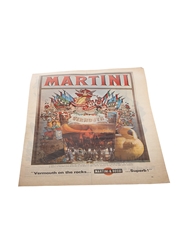Martini Vermouth Advertising Print 1965 26cm x 35cm