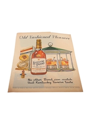 Kentucky Tavern Bourbon Advertising Print 1951 - Old Fashioned Pleasure 26cm x 35cm