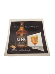 King Brown Forman's Whisky Advertising Print 1947 - For the King of Whisky Sours 27cm x 35cm