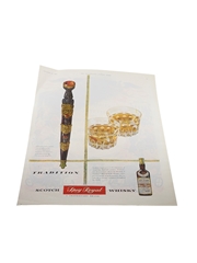 Gilbey's Spey Royal Blended Scotch Whisky Advertising Print 10 December 1955 - Tradition 25cm x 37cm