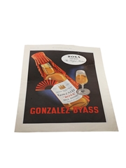Gonzalez Byass Rosa Sherry Advertising Print