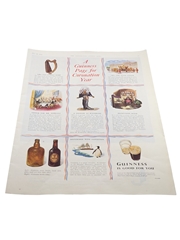Guinness Advertising Print 30 May 1953 - A Guinness Page for the Coronation Year 26cm x 36cm