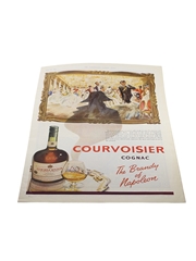 Courvoisier Cognac Advertising Print 18 April 1953 - The Brandy Of Napoleon 26cm x 37cm