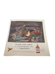 Corby's Blended Whiskey Advertising Print 1957 - People Who Enjoy Corby's...Enjoy Life 26cm x 36cm